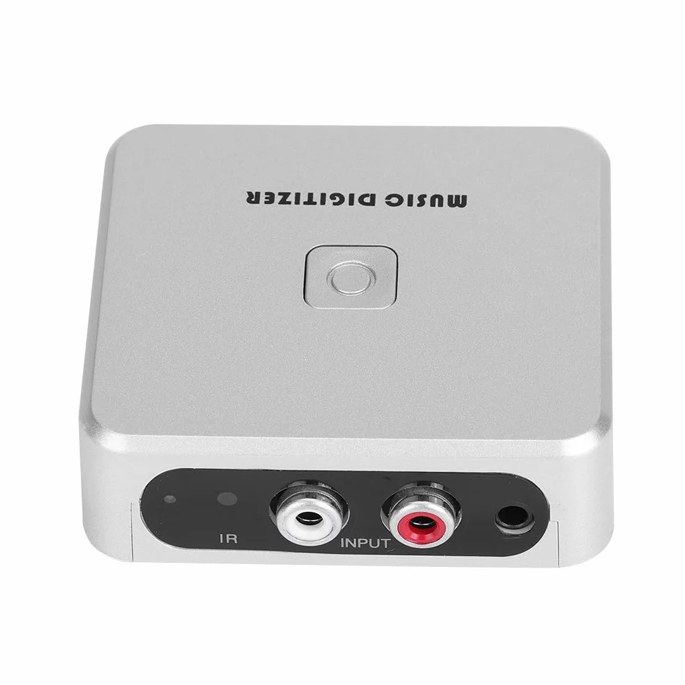 Mugast Mugasto9cbztx2gi - Digitalizador de música, interfaz USB, montaje en mesa, convertidor de audio analógico a MP3 con puertos y 3,5 mm