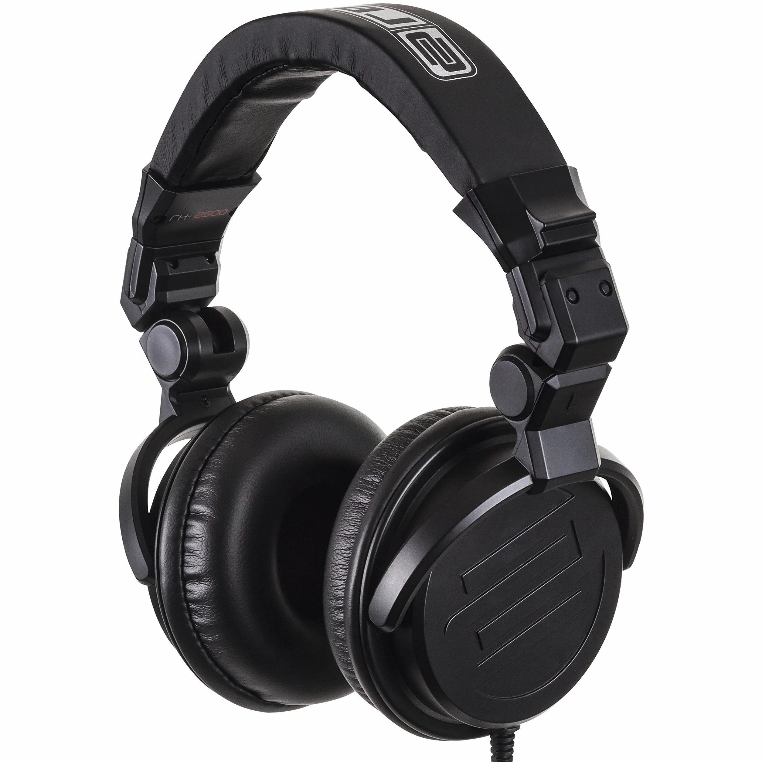 Reloop RH-2500 - audífonos profesionales para DJ con construcción giratoria/plegable, construcción cerrada, negro