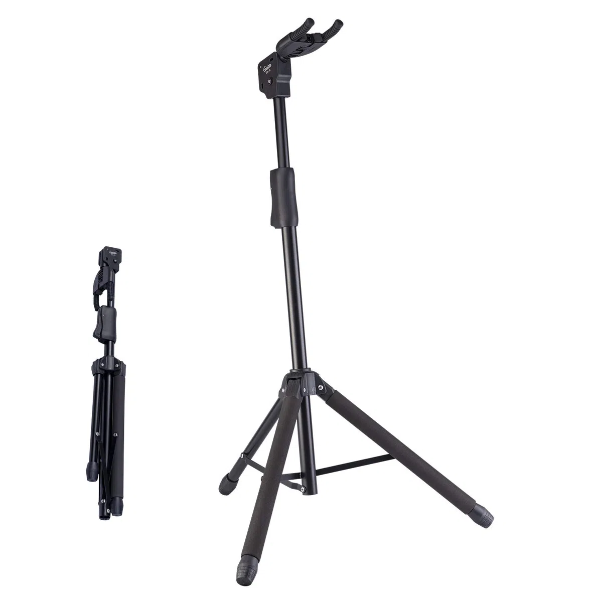 GUITTO Soporte universal portátil para guitarra, ajustable, plegable, para guitarra acústica, eléctrica, bajo GGS-06