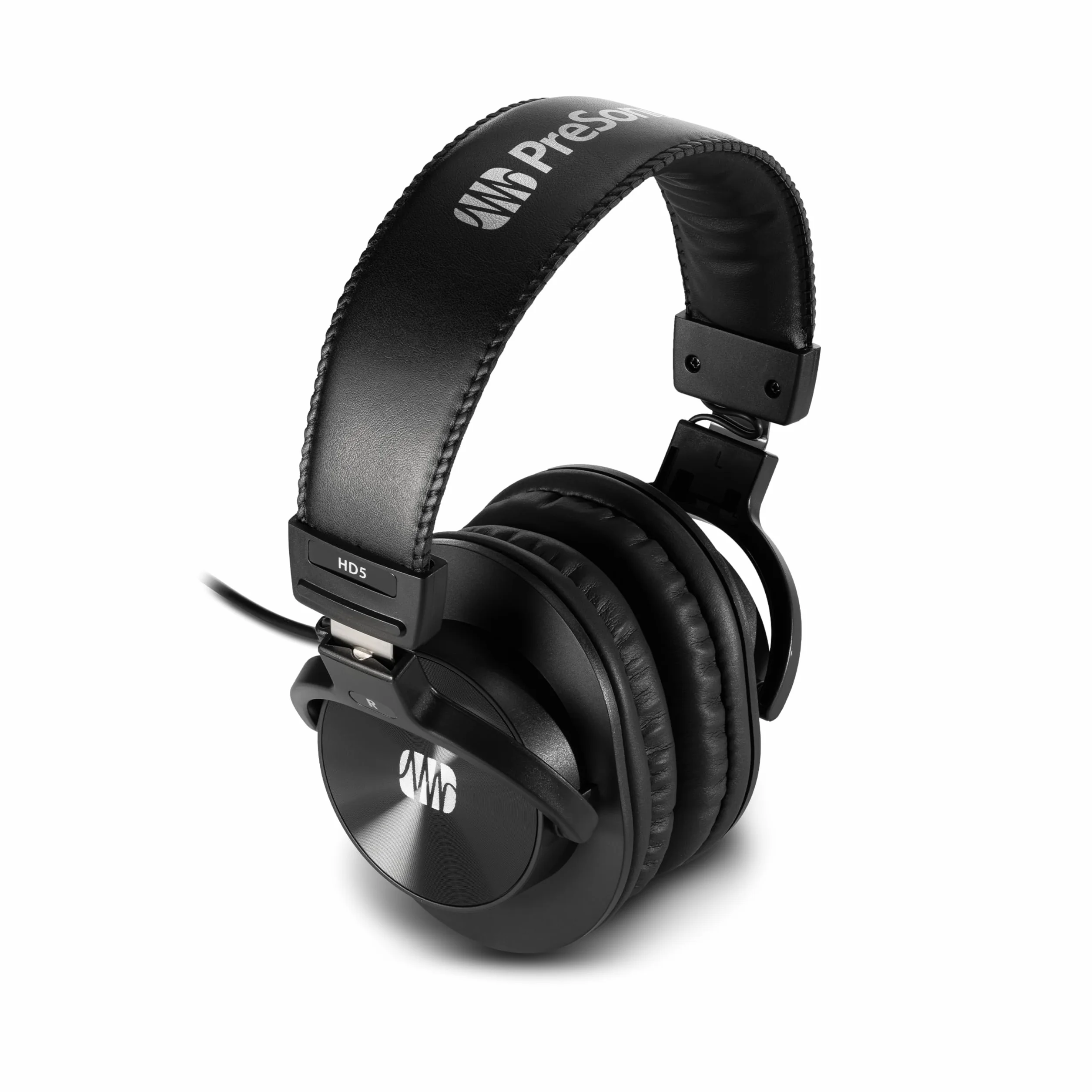 PreSonus HD5 - Auriculares de monitoreo Profesional, Color Negro