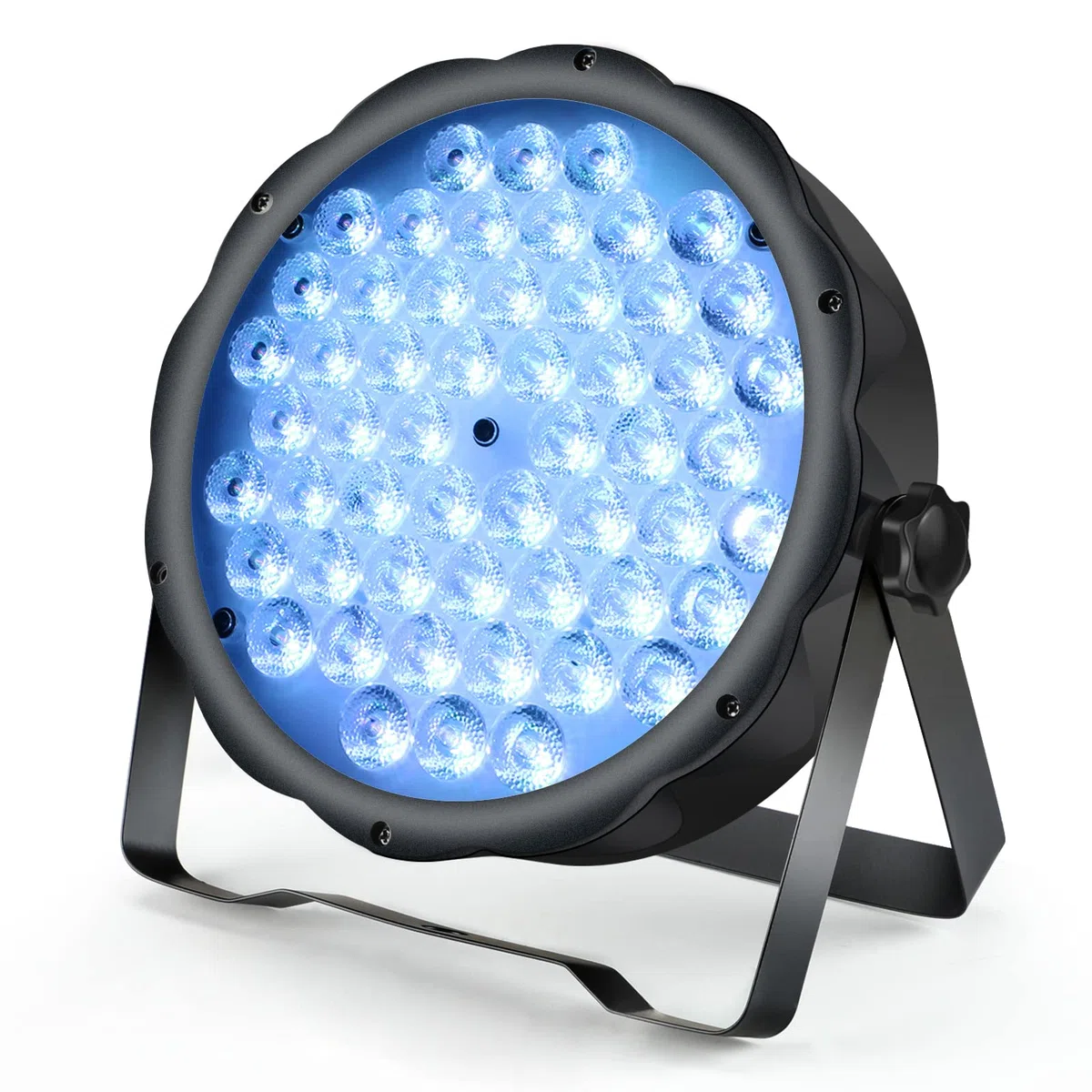 BETOPPER Luces Discoteca DJ Foco Par LED DMX Luces de Escenario RGB 54x1.5W Profesional Luz Disco Lampe Auto Sonido Estroboscópica Flash Light para Fiesta Bar Casa Teatro Navidad LPC008S 1 Pack