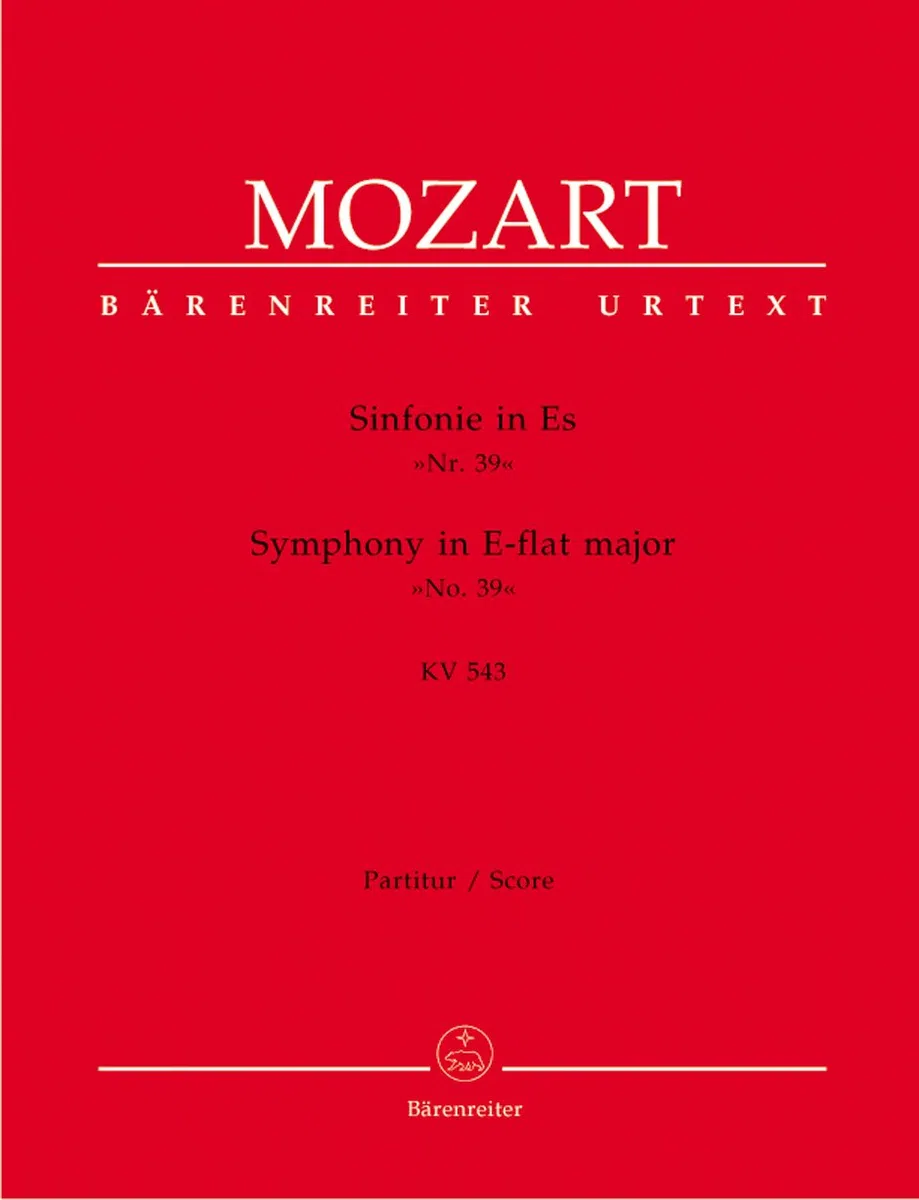 Symphony No. 39 E flat major KV 543 - Orchestra - SCORE