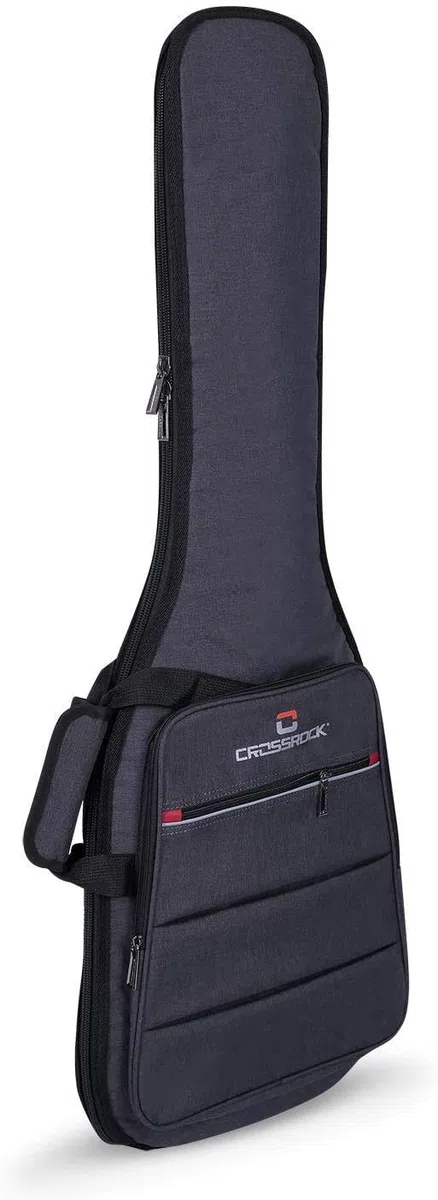 Crossrock Funda rígida de Fibra de Vidrio para Guitarra acústica