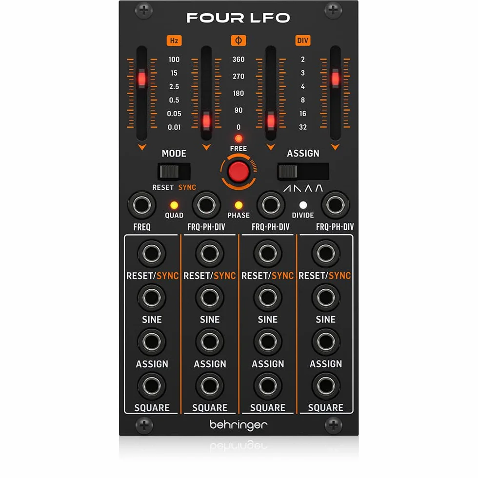 Behringer FOUR LFO Quad LFO con formas de onda asignables para Eurorack