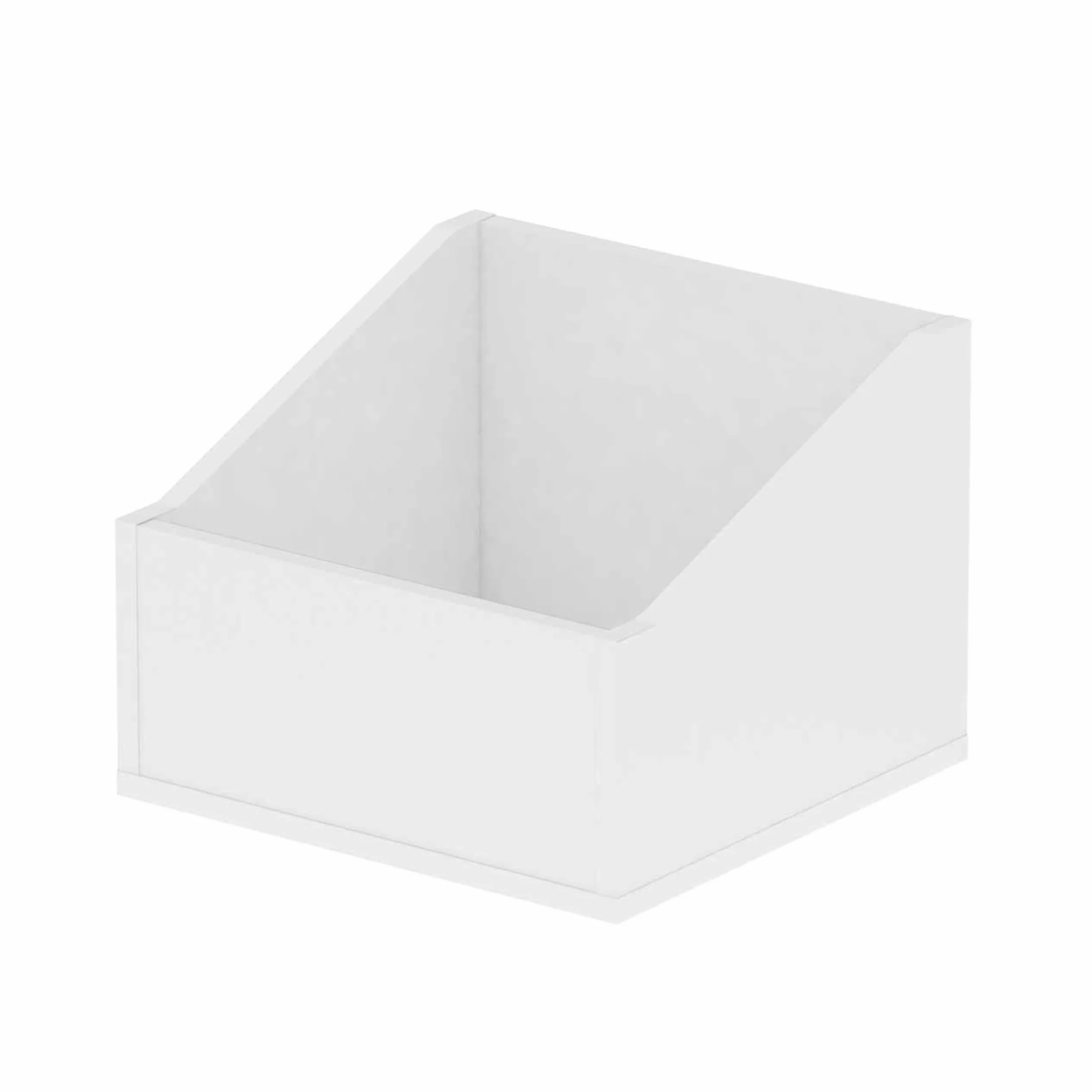 Glorious Record Box advanced white 110 - contiene hasta 110 platos en formato de 12", coordinados visualmente, blanco (Glorious DJ)