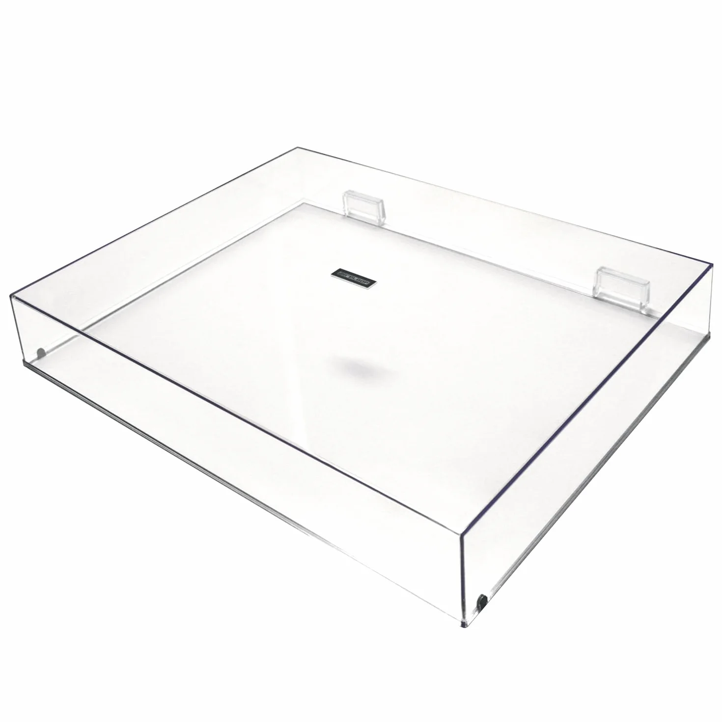 Cubierta Reloop RP-7000/8000 - Protección Acrílica Plegable contra Polvo Y Suciedad para Tocadiscos, Compatible con Modelos MK1 Y MK2, Negro Transparente