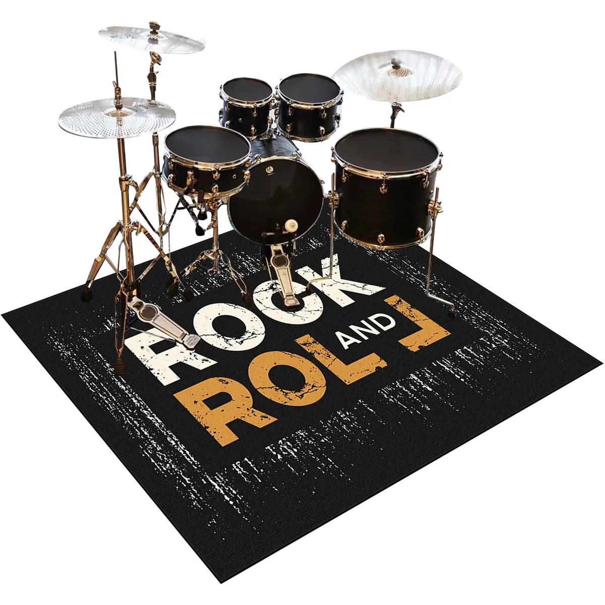 Alfombra Bateria Alfombras Acusticas Electronica Alfombra para Bateria Acustica Alfombra de Batería Acústico Tapete de Tambor Alfombrillas Insonorizada Antideslizantes 110 x 80 cm Alfombra de Tambor