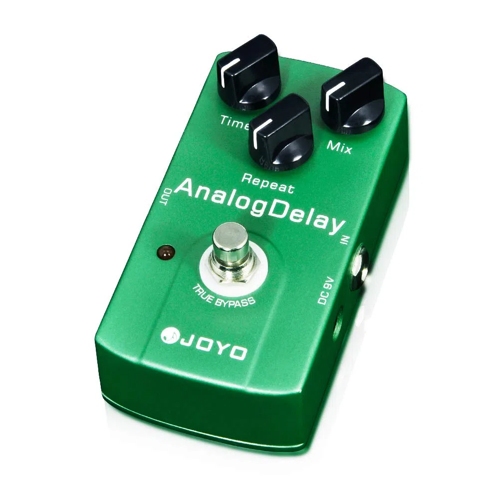 JOYO Pedal de efecto de retardo digital con retardo de circuito suave y suave para efecto de guitarra eléctrica - True Bypass (retardo analógico JF-33)