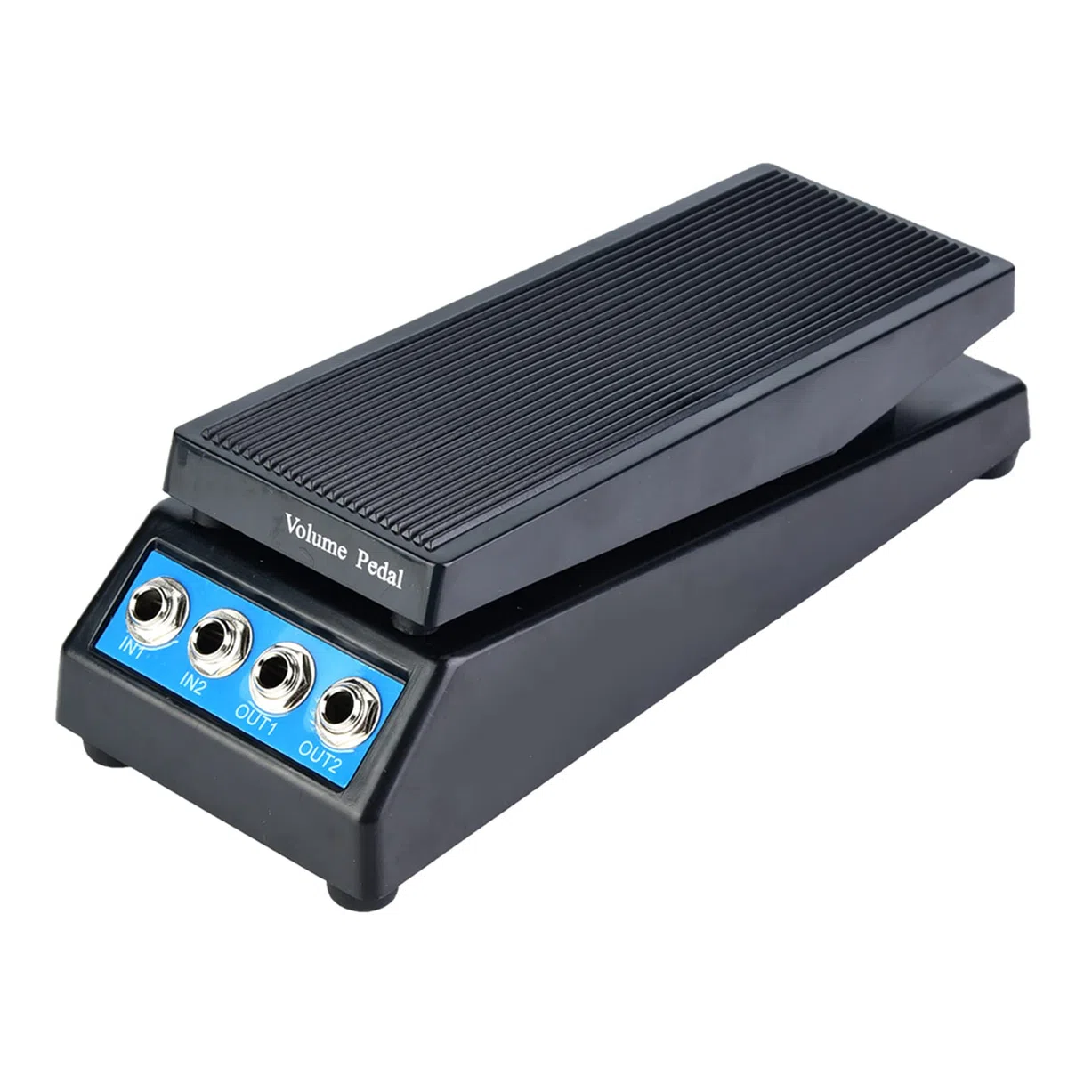 Alomejor Pedal de Volumen de Guitarra DF1511a Pedal de Volumen Estéreo de Guitarra DJ con Perilla de Ajuste de Amplitud