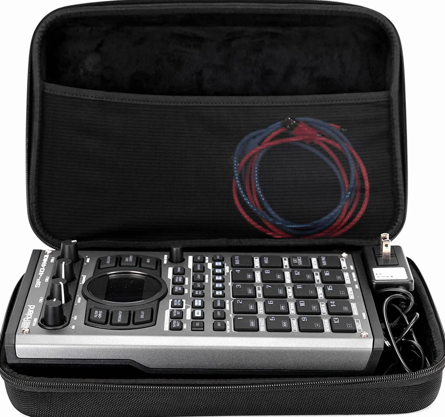 ANALOG CASES Pulse - Funda para Roland SP-404 o SP-404MKII, Black, Personalizado