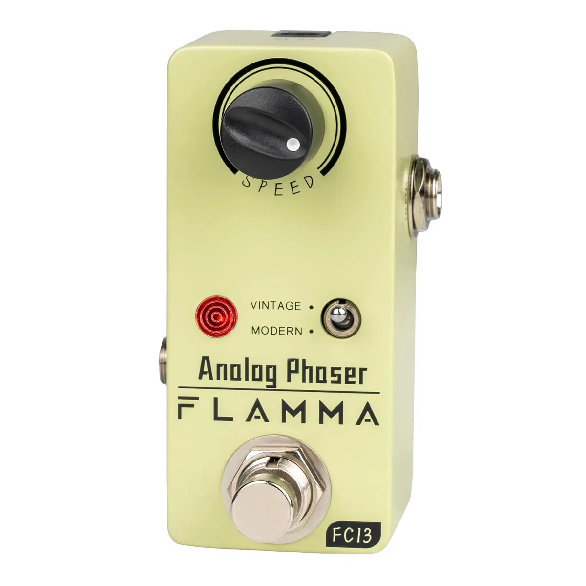 FLAMMA FC13 Phaser Pedal de guitarra analógico, efectos de fase, mini pedal con modos clásicos vintage modernos True Bypass