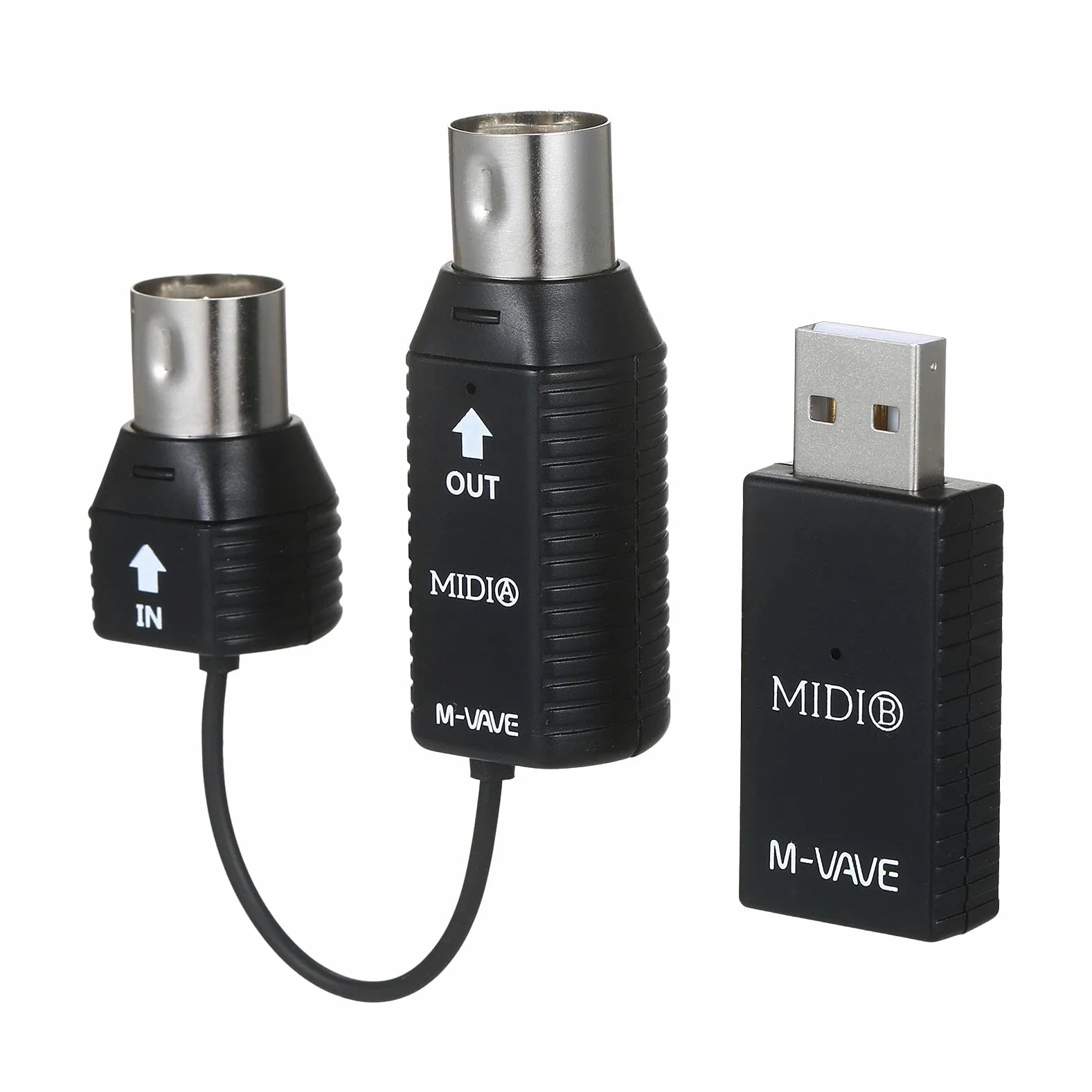 MS1 Mini sistema de transmisión inalámbrica MIDI sistema MIDI adaptador inalámbrico Plug and Play soporte para dispositivos con interfaz MIDI