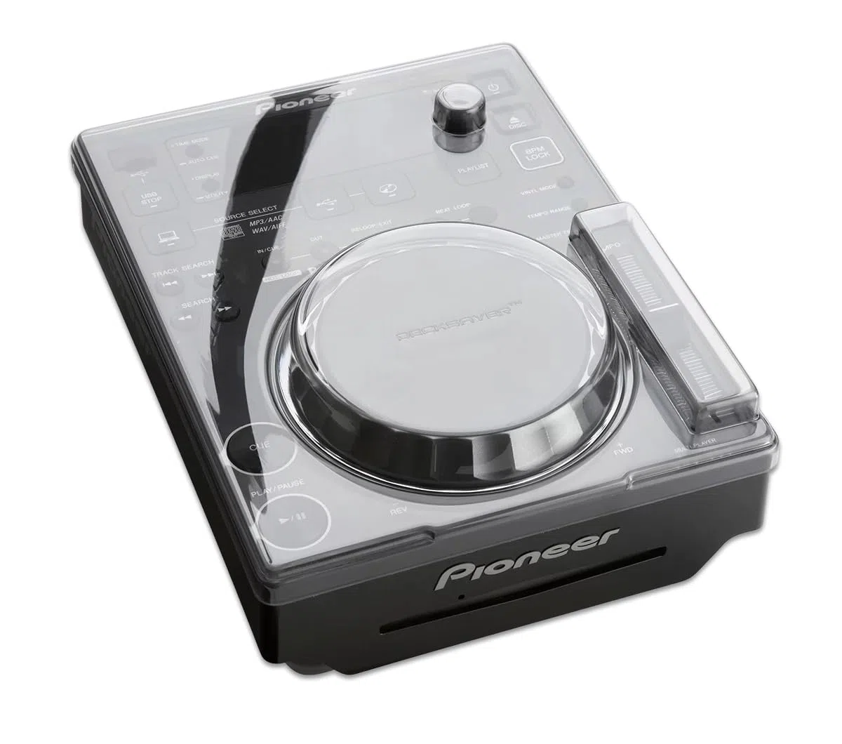 DeckSaver CDJ350 - Carcasa protectora para mesa de mezclas de DJ, transparente
