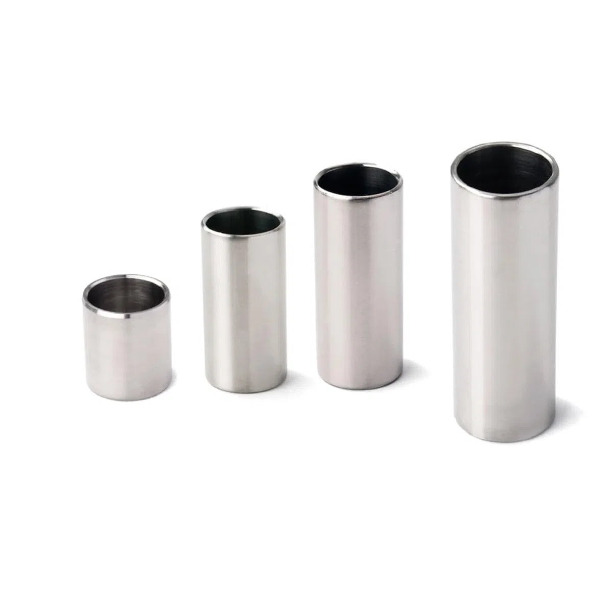 TOYANDONA Slide De Guitarra De Acero Inoxidable Cromado, Tubo Deslizante De 51 Mm Plateado Para Guitarras Acústicas y Eléctricas, Control Deslizante Para Sustain y Entonación Precisa