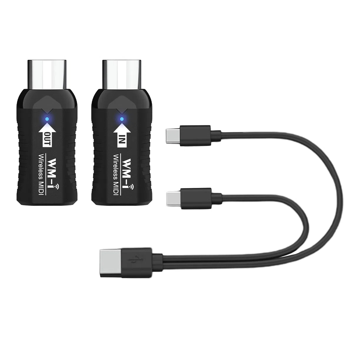 MIDI receptor de sonido inalámbrico para guitarra transmisor de baja latencia adaptador MIDI inalámbrico driver MIDI fácil de usar
