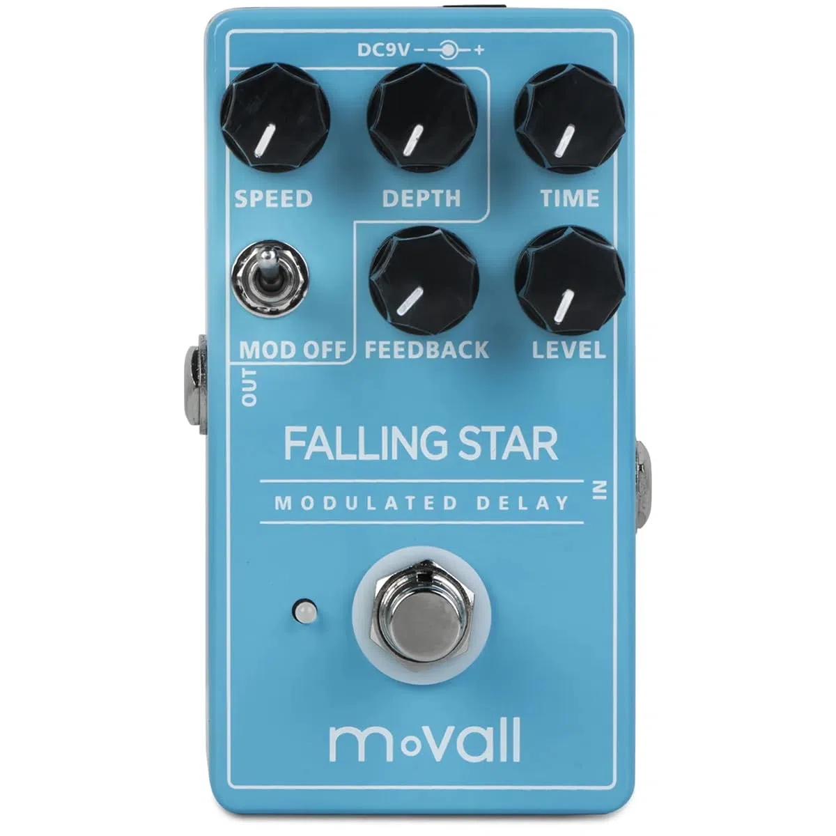 MP-104 - Falling Star Delay modulado, pedal de guitarra con retardo analógico