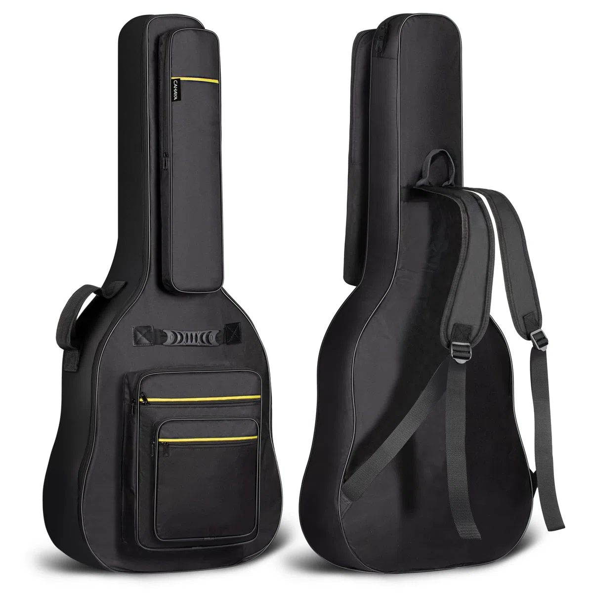 CAHAYA Funda para Guitarra Acústica Jumbo Dreadnought 42/43/44 Pulgadas Estuche Guitarra con 2 Formas de Transporte