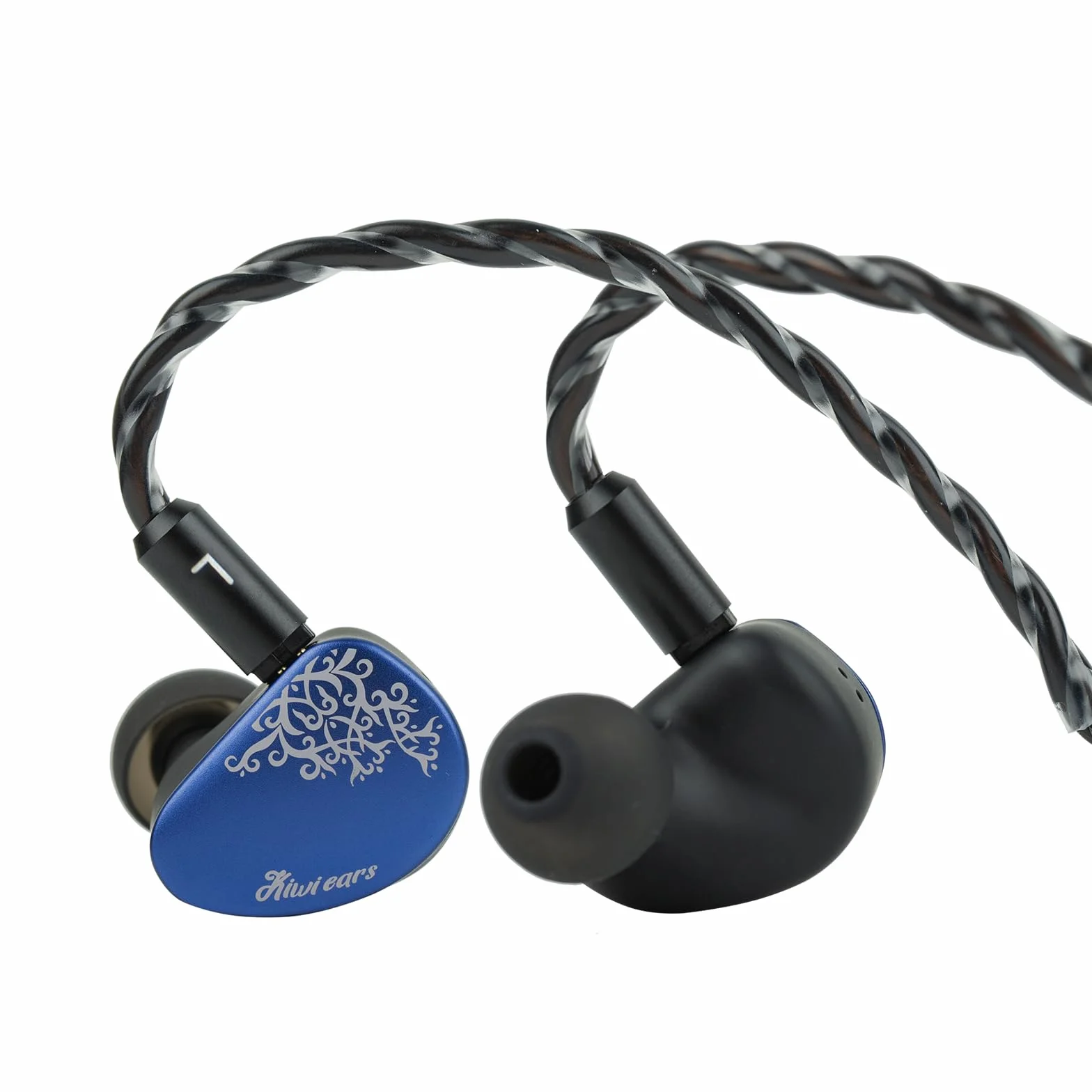 Linsoul Kiwi Ears Cadenza II In Ear Monitor con Driver de Titanio de 10mm, Auriculares IEM con Cable con KARS 2.0,Equilibrio Tonal Preciso,Placa Frontal de Aluminio CNC para Audiófilos y Gamers (Azul)