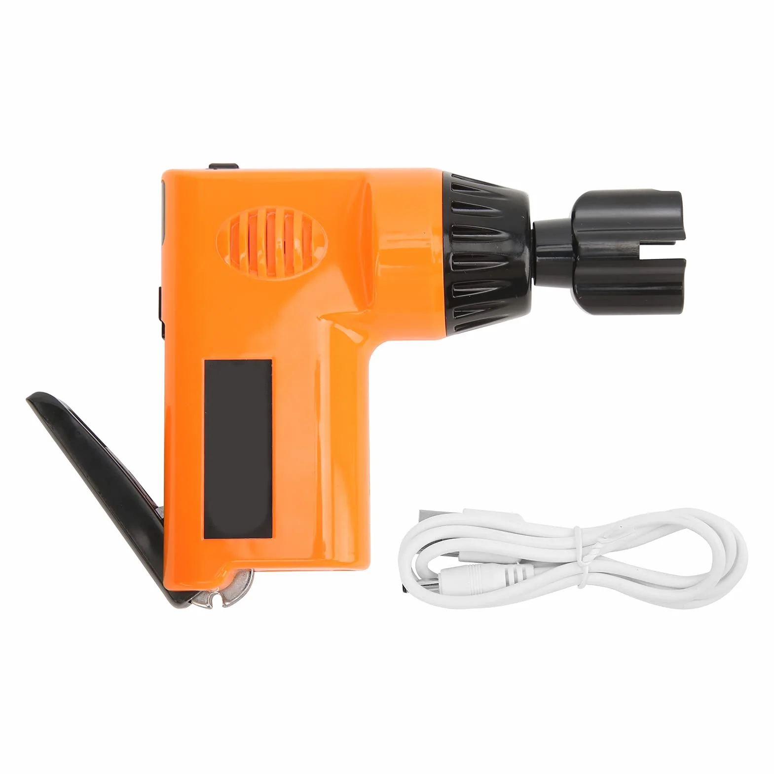 Devanadera De Cuerdas De Guitarra Eléctrica Inalámbrica Devanadora De Cuerdas De Instrumento Universal Taladro De Guitarra Batería De 800mAh Recargable Con Alimentación Incorporada Con(naranja)