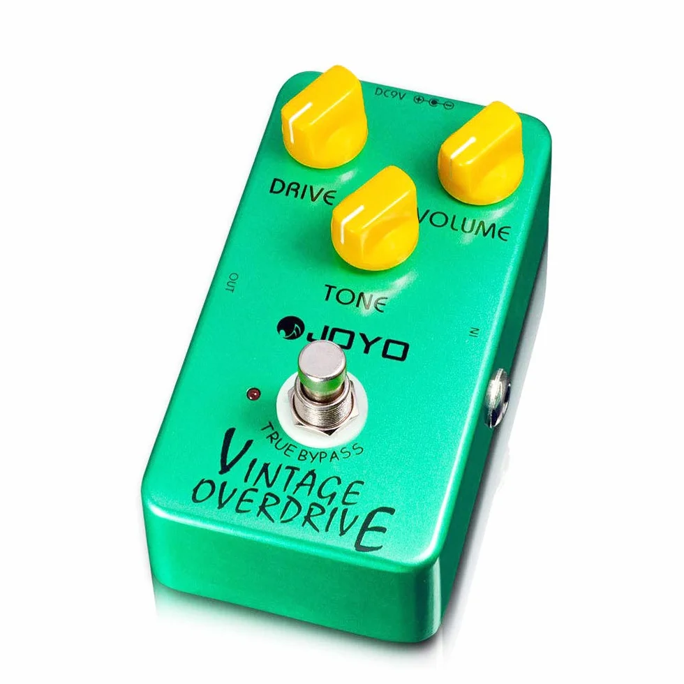 JOYO Pedal de sobremarcha vintage clásico para guitarra eléctrica - Bypass verdadero (JF-01)