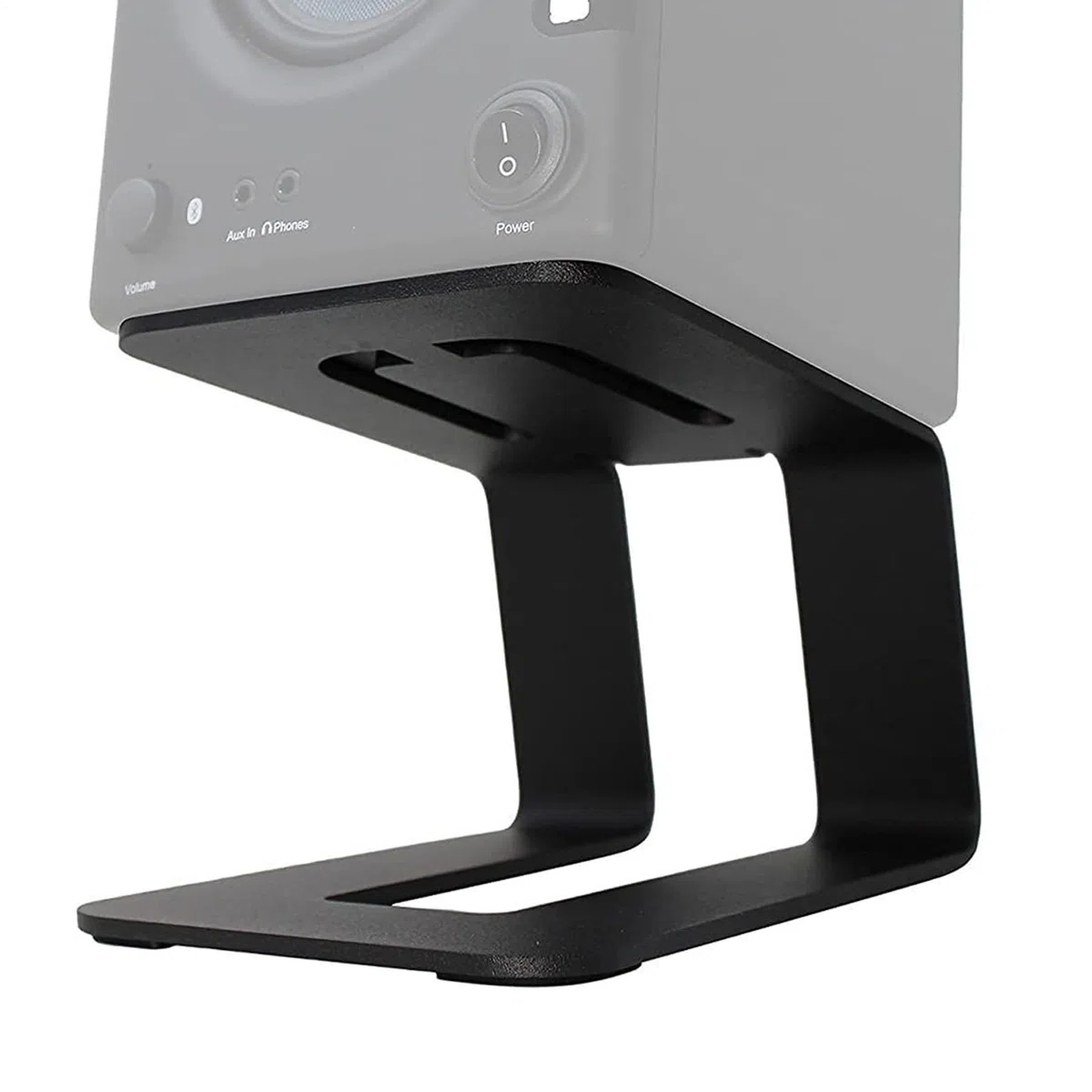 Soportes para monitor de estudio, soporte de altavoz de escritorio para mayor estabilidad, soporte de estantería grueso, ahorro de espacio, diseño de reducción de vibraciones para el hogar, oficina