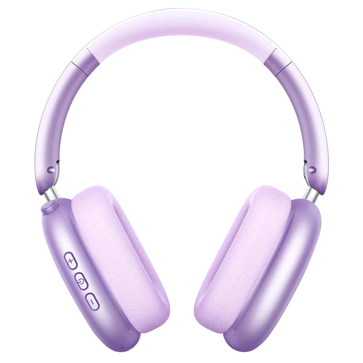 Wentronic Y01 Auriculares Inalámbricos Bluetooth 5.3 con Cancelación de Ruido, Sonido Hi-Res, 48h de Reproducción, Cascos Plegables sobre-Oreja con Micrófono para iOS/Android/PC – Morado