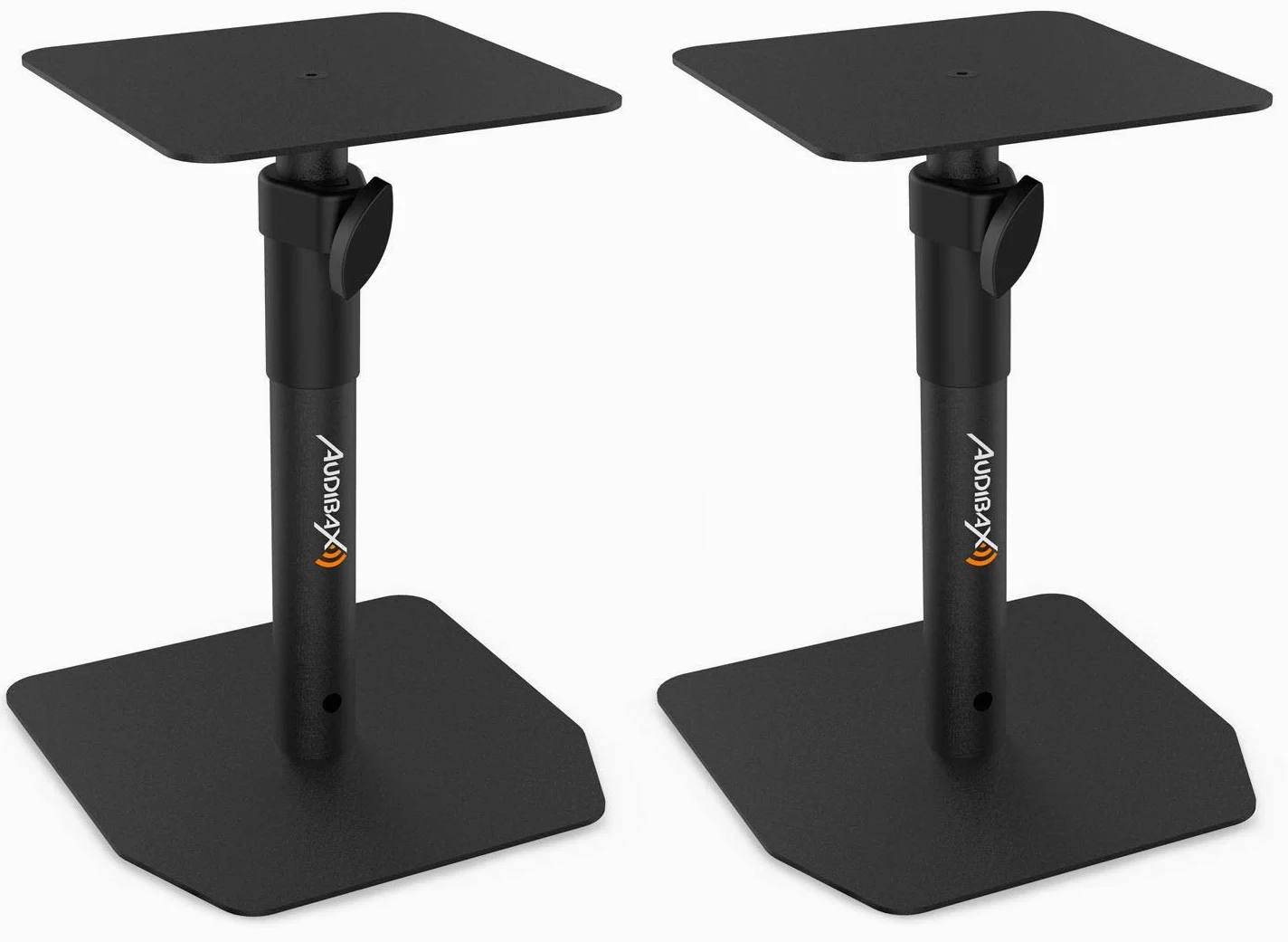 Audibax Neo STM-20 Soportes de Mesa Regulables para Monitor Estudio y Altavoz (Pareja)