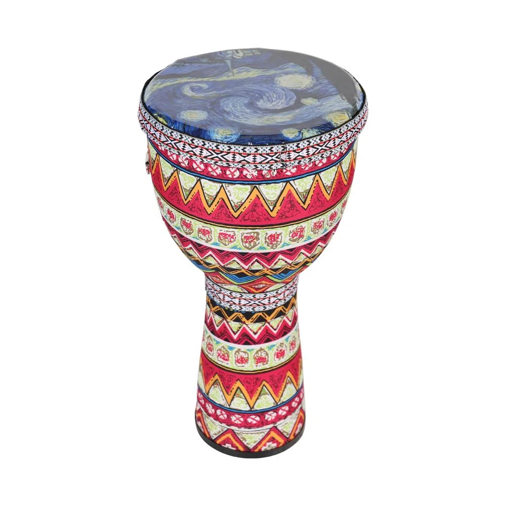 tambores africanos tambores de congo tambor djembe tambores de mano para adultos tambor de mano africano tambor de mano de 8 pulgadas portátil djembe tambor instrumento de percusión con