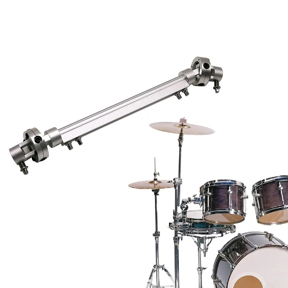 Conector de Pedal de Bombo, Varilla de Enlace de Percusión, Barra de Repuesto para Eje de Transmisión Conector para Pedal de doble Bombo de Aleación, Sincronizador de Transmisión Suave