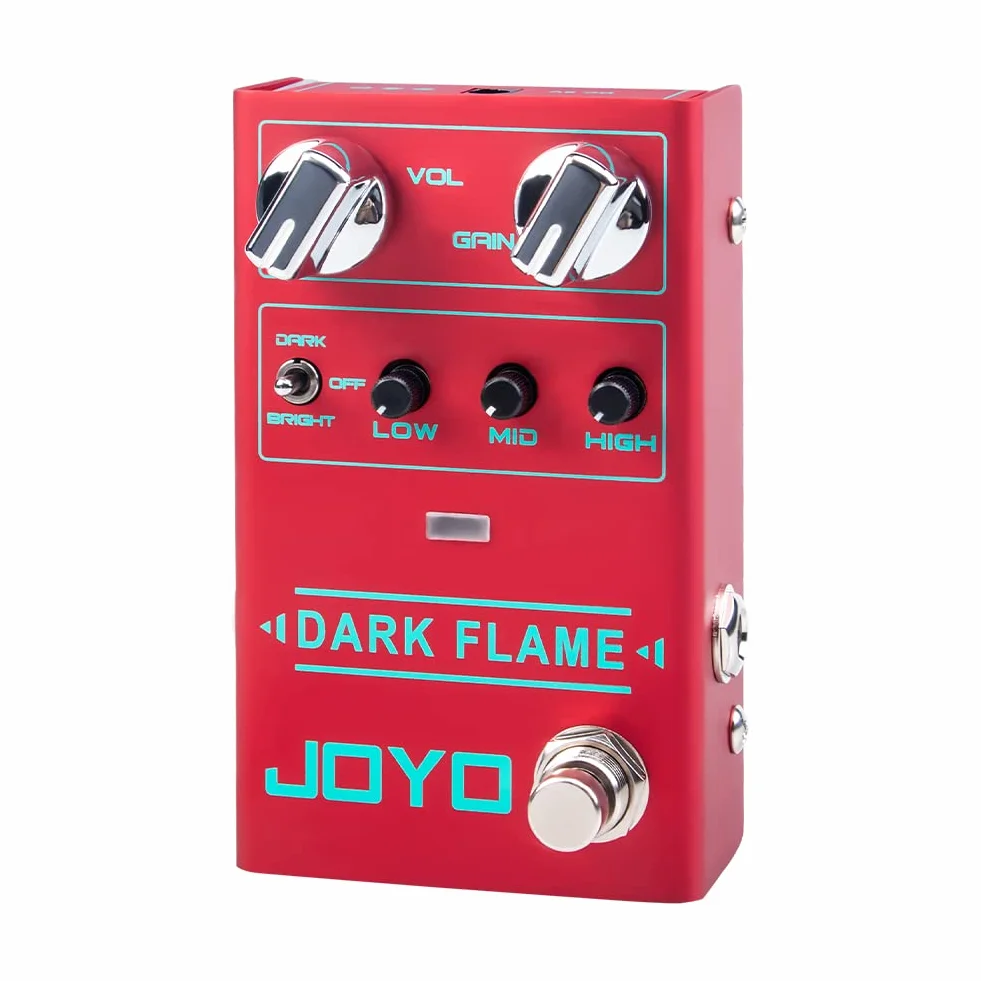 JOYO Pedal de efecto de guitarra de distorsión de alta ganancia de metal moderno para guitarra eléctrica - True Bypass (Dark Flame R-17)
