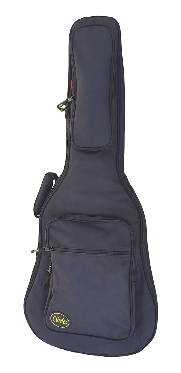 cibeles Funda para Guitarra Clásica o Flamenca 4/4 - Acolchado 20mm Espuma Alta Densidad - 4/4 (Gris)