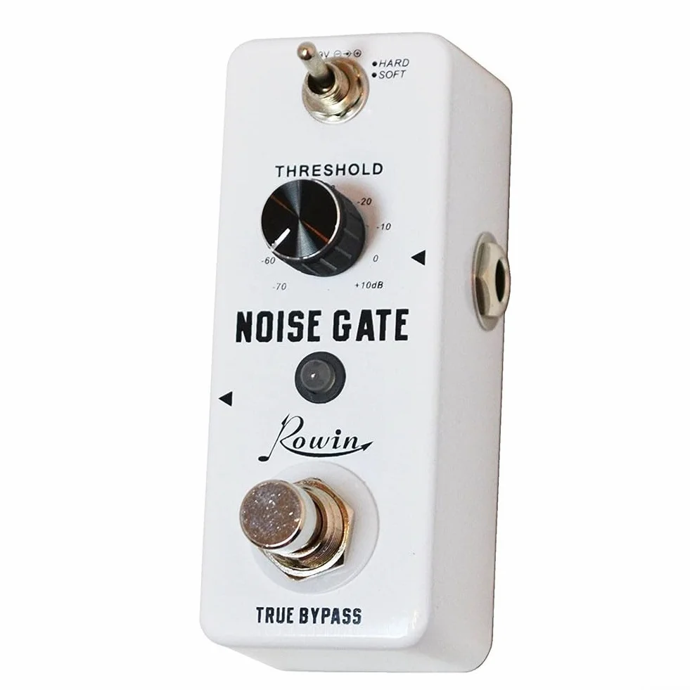 Noise Gate Pedal LEF-319, pedal de guitarra destructor de ruido, efecto supresor de ruido, 2 modos para guitarra eléctrica y bajo, True Bypass