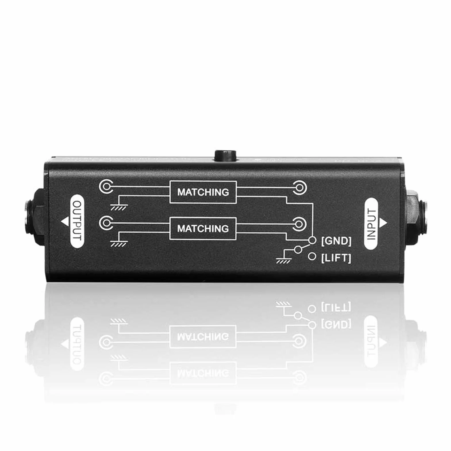 Elprico Aislador de Ruido de Bucle de Tierra, Eliminador de Zumba de Audio de 6.35 Mm con Interruptor de Elevación de Tierra para Sistemas de Estudio de Estudio y en Vivo