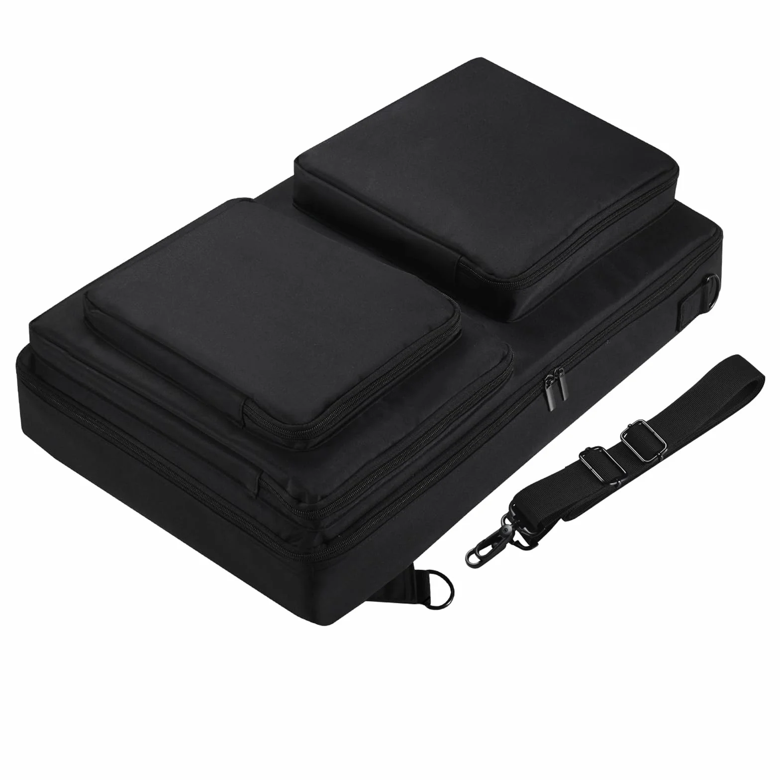 Bolsa para Pioneer DJ DDJ-SR2/DDJ-SR,Funda para Native Instruments Traktor Kontrol S4 Mk3,para Hercules Inpulse 500,Mochila viaje con funda transporte para auriculares,tableta,cable,CD