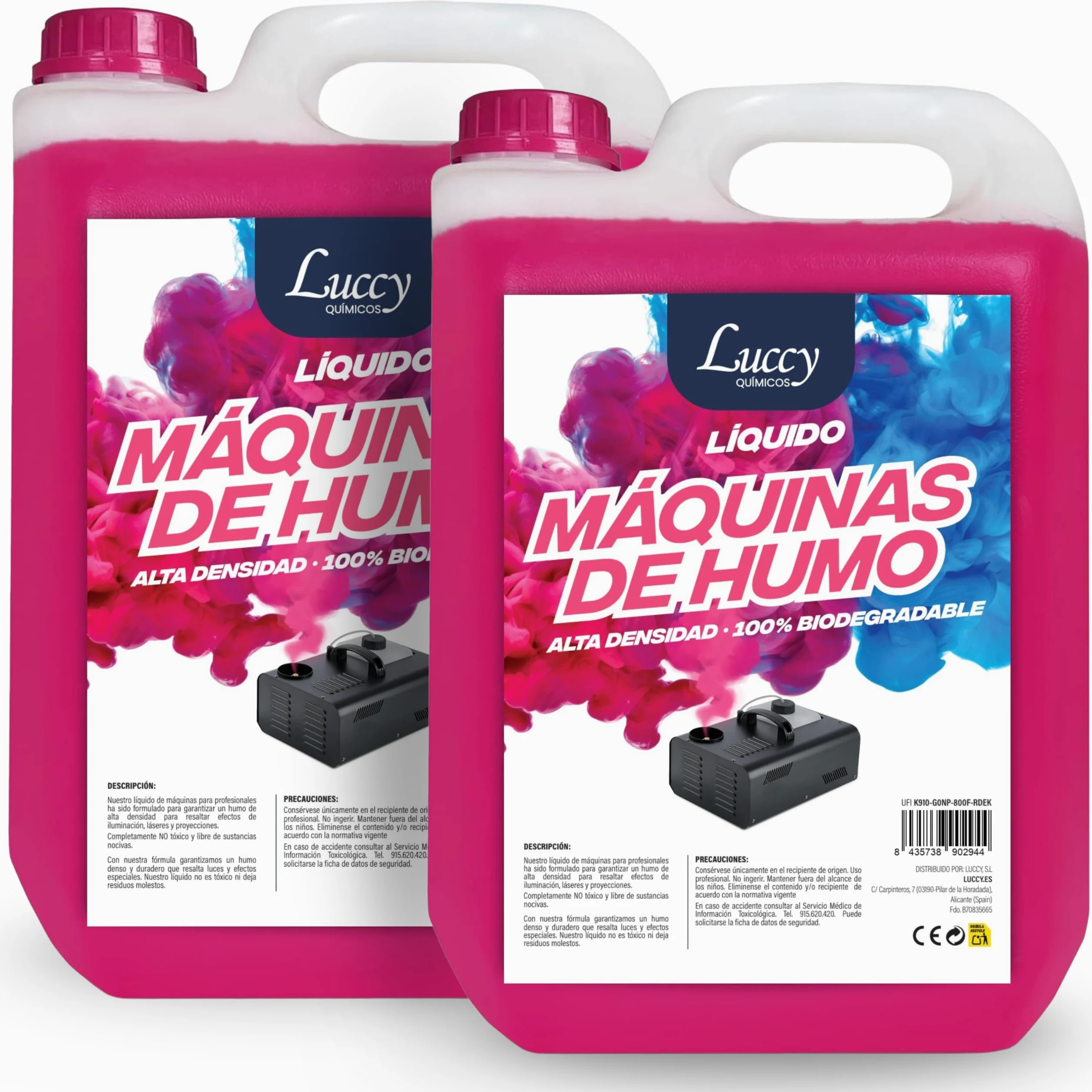 Líquido Máquina de Humo Natural 10 Litros | Nueva Fórmula Mejorada Niebla Más Densa y Duradera | Líquido Maquina Humo para Fiestas, Eventos y Discoteca