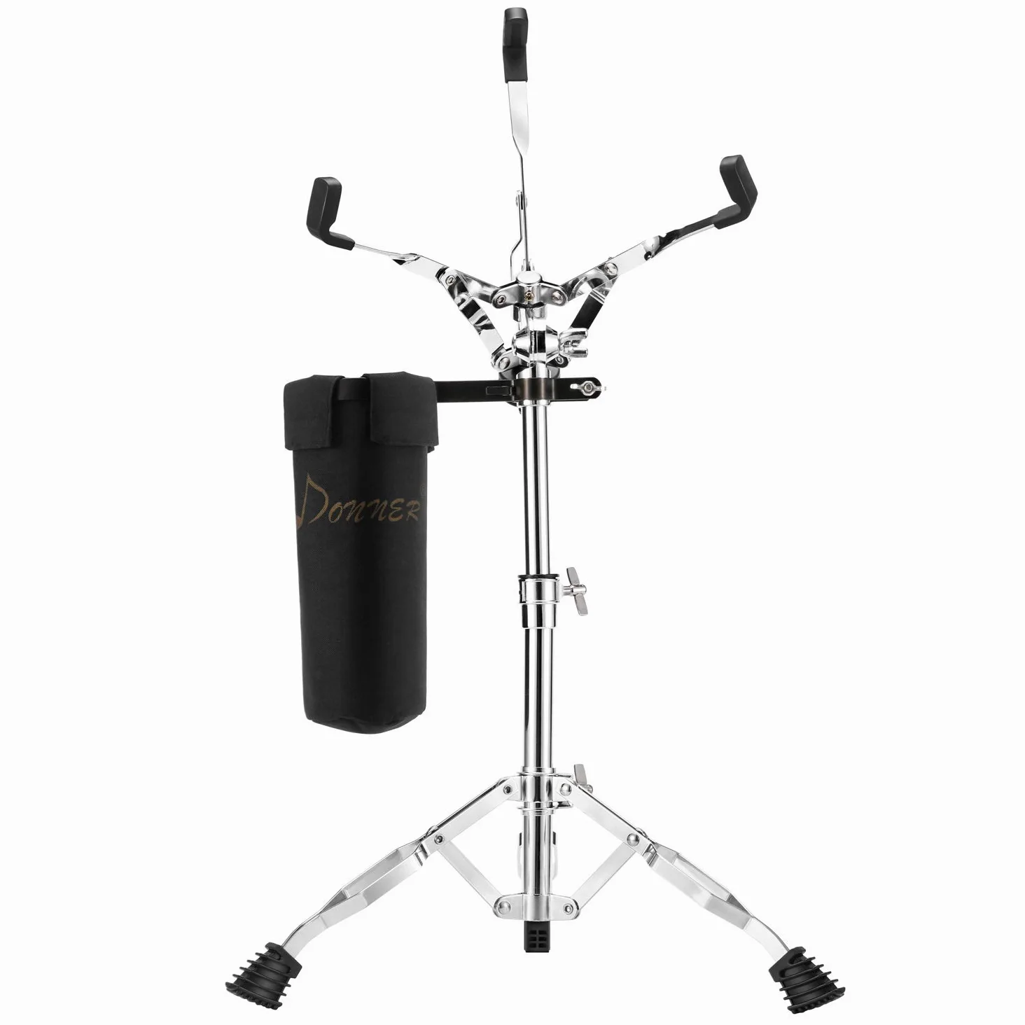 Soportes para caja, Donner doble refuerzo con soporte para baquetas, Snare Soportes de 10 '' - 14 '' Snare Drum/Drum Pad, Trípode de doble refuerzo, actualizado