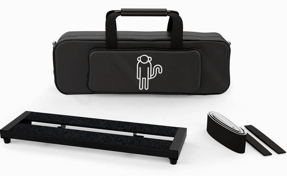 MONKEY LOOP Spider 50S - Pedalera Universal para Pedales de Guitarra y Efectos - Ajuste de Altura e Inclinación - Soporte de Pedales de Guitarra Espacioso y Estable - Bolsa de Transporte Incluida