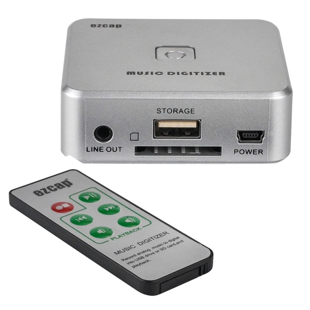 Grabadora convertidor captura Recording MP3 de Linea Audio Recorder Capture estéreo Line (RCA jack Music digitalizador