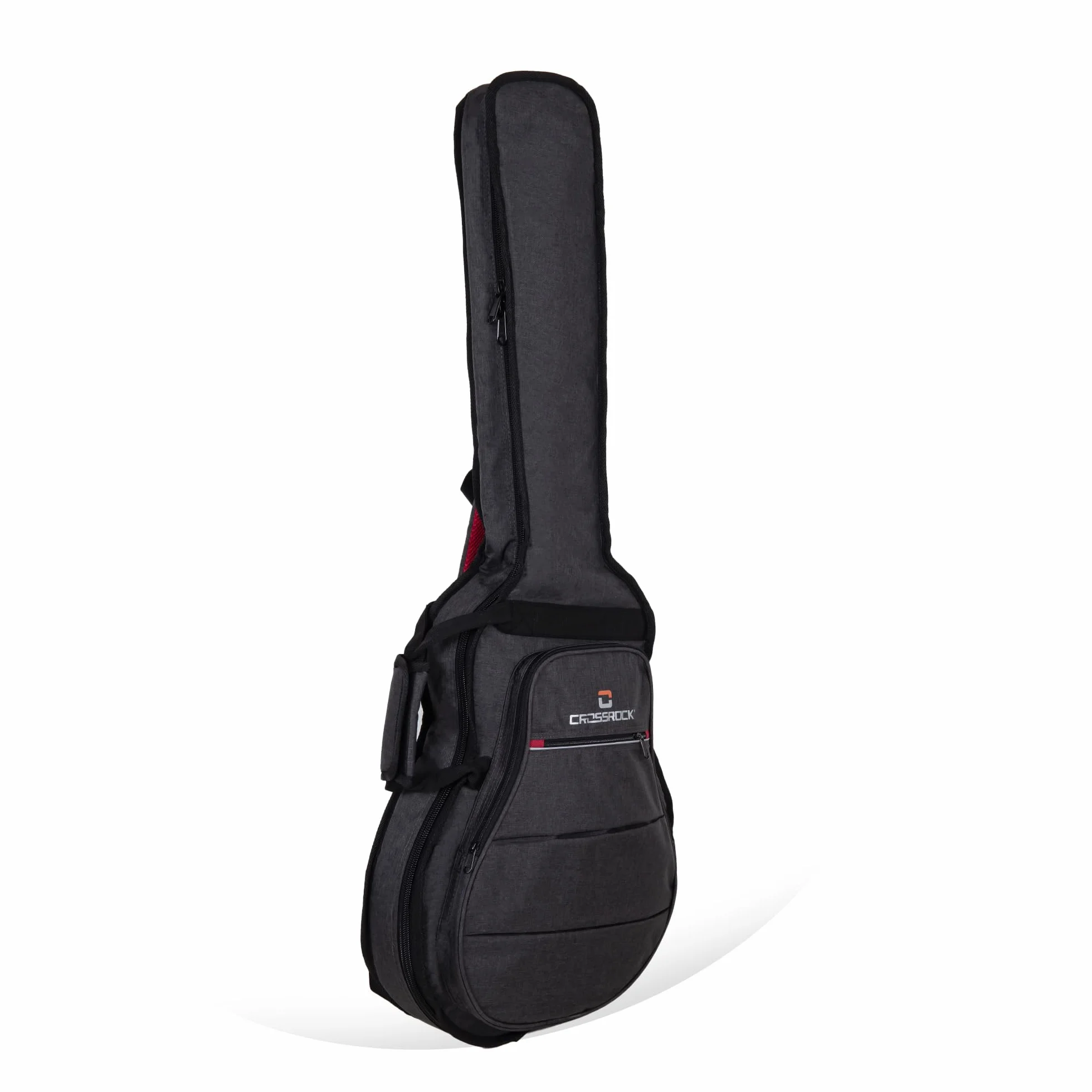 Crossrock Metro Standard Series Gigbag - Funda para Guitarra, Acolchado de 10 mm, Color Gris Oscuro