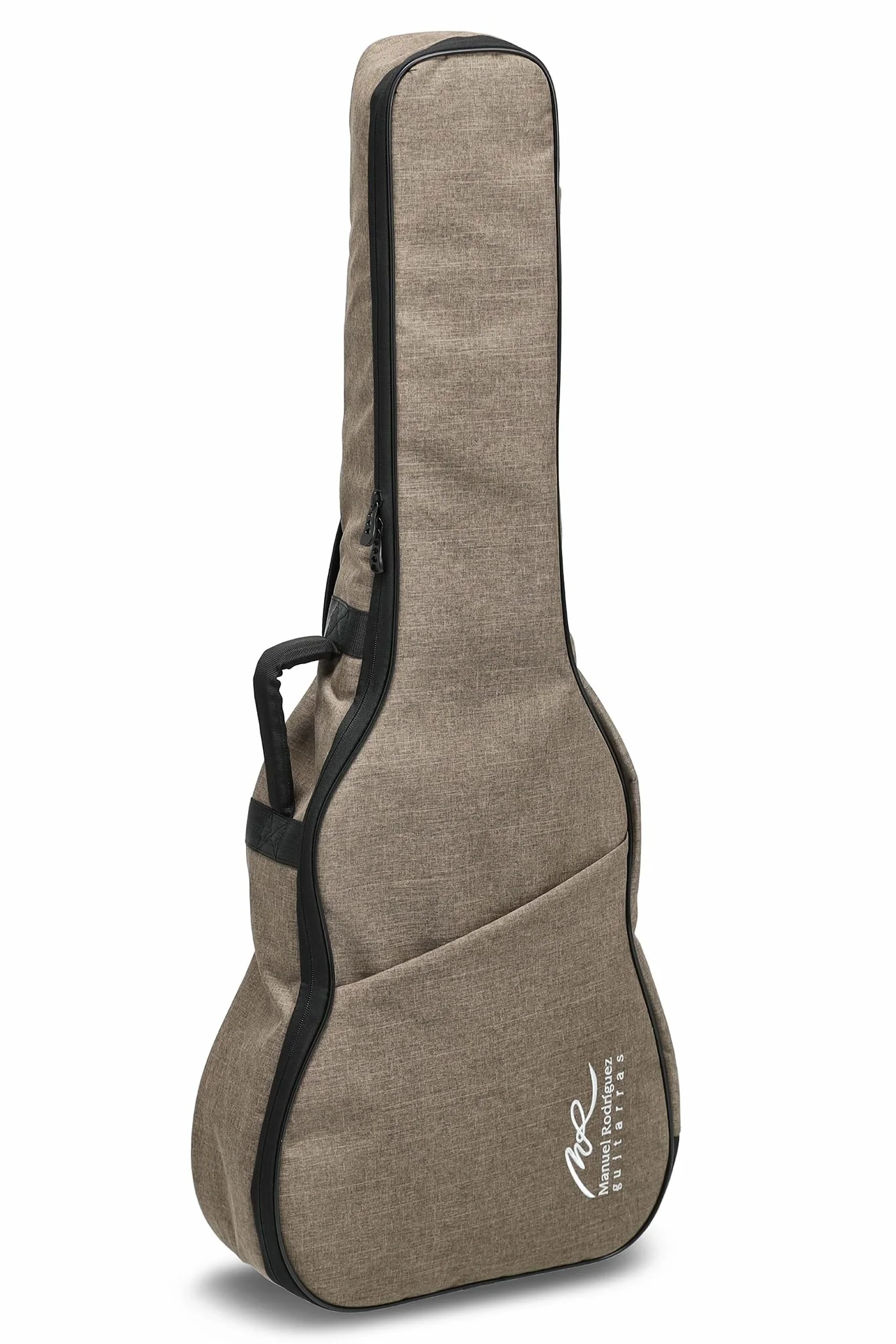 LUTHIER Manuel RODRÍGUEZ Funda para Guitarra clásica 4/4 - Cordura Resistente al desgarro y al Agua - Acolchado de 20 mm - Color marrón